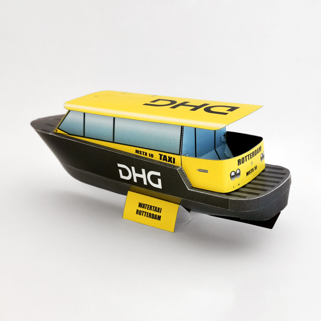 Bouwplaat Watertaxi Rotterdam - Ontwerpstudio Dot by dot